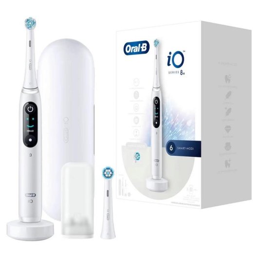 Oszillierende Zahnbürste Oral-B iO Series 8N 6 Modi Drucksensor Timer Reiseetui