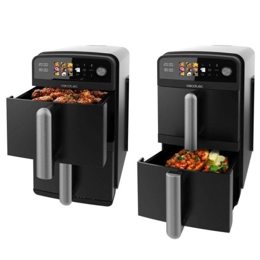 Freidora de aire Cecotec Cecofry DuoLevel 10000 10 L 2400 W torre con Sync