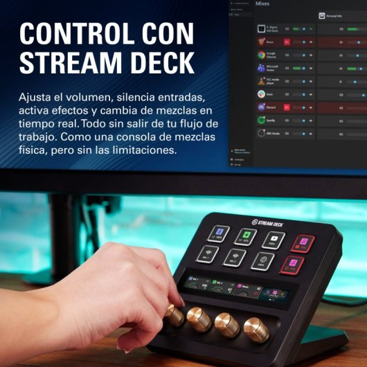 Microphone Elgato Wave XLR MK.2 USB cardioïde avec mixeur DSP et feedback LED