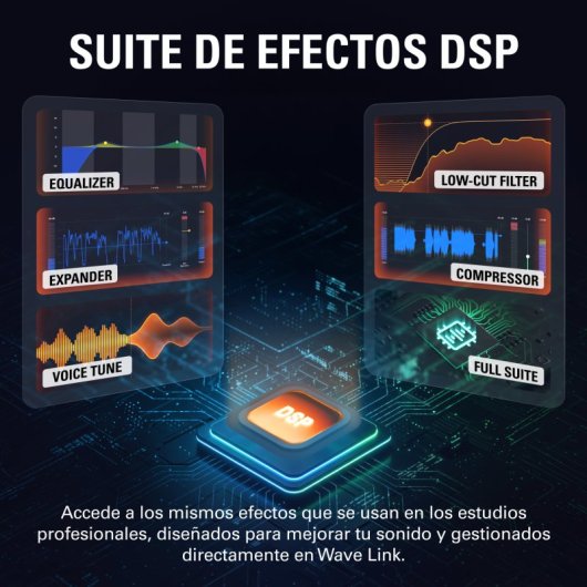 Microphone Elgato Wave XLR MK.2 USB cardioïde avec mixeur DSP et feedback LED