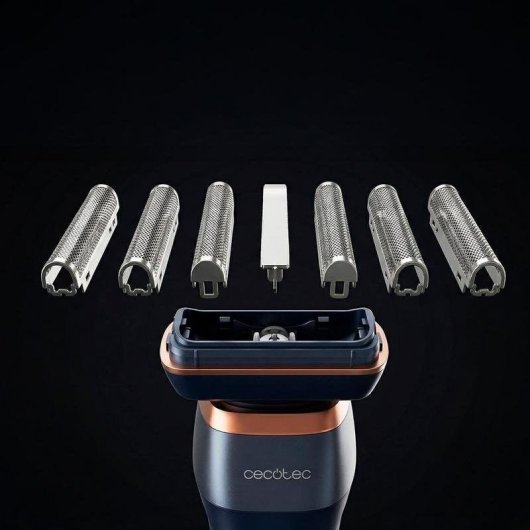 Afeitadora Facial Honey Whale PrecisionCare X-Trimm ProElite 6000 Inalámbrica 100min Resistente al agua 6 Cuchillas Carg