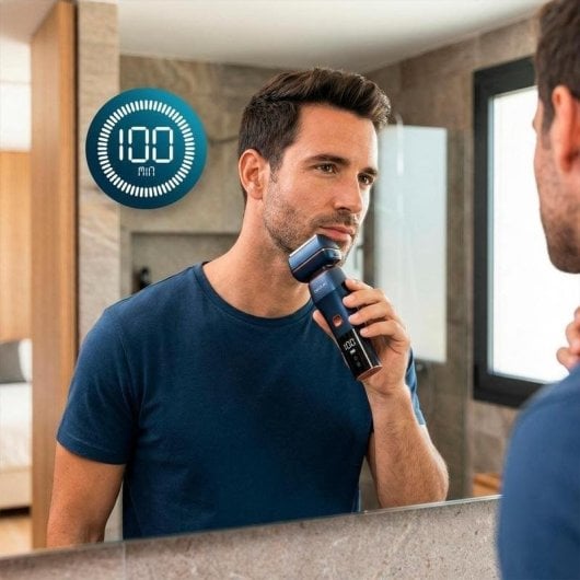 Afeitadora Facial Honey Whale PrecisionCare X-Trimm ProElite 6000 Inalámbrica 100min Resistente al agua 6 Cuchillas Carg