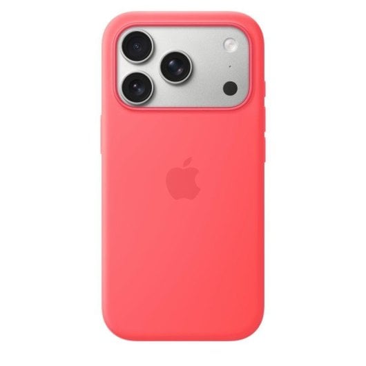 Funda pour mobile Apple Silicone Case MagSafe Silicone Rouge Protection pour iPhone 17 Pro