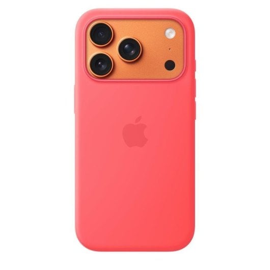 Funda pour mobile Apple Silicone Case MagSafe Silicone Rouge Protection pour iPhone 17 Pro