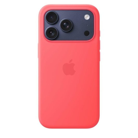 Funda pour mobile Apple Silicone Case MagSafe Silicone Rouge Protection pour iPhone 17 Pro