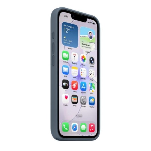 Funda pour mobile Apple Silicone Case MagSafe Bleu Nautique Silicone pour iPhone 17e