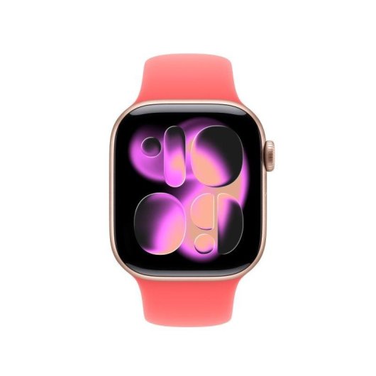 Bracelet sport Apple Watch Guayaba Intenso 42 mm S/M fluoroélastomère
