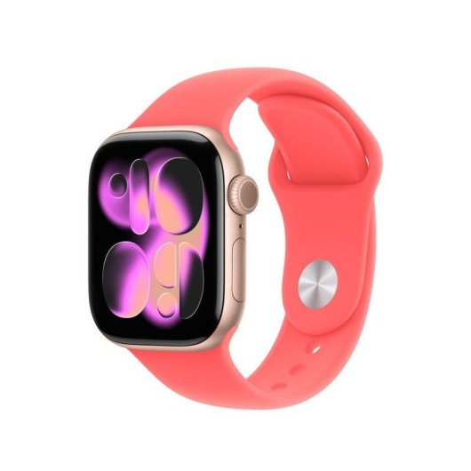 Correa Apple Watch deportiva Guayaba Intenso 42 mm M/L fluoroelastómero