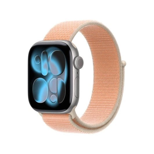 Bracelet Loop Sport Apple Cantaloup 42 mm léger respirant recyclé
