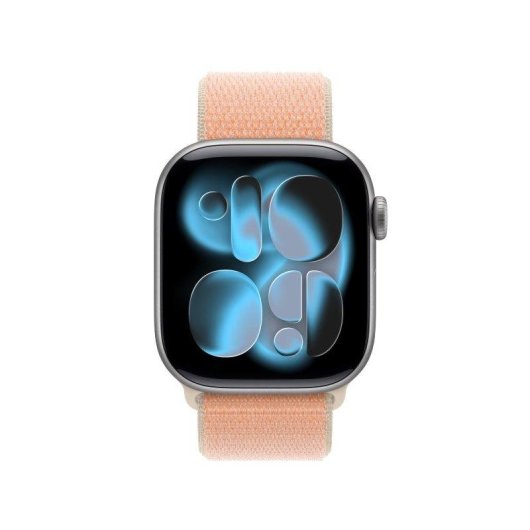 Bracelet Loop Sport Apple Cantaloup 42 mm léger respirant recyclé