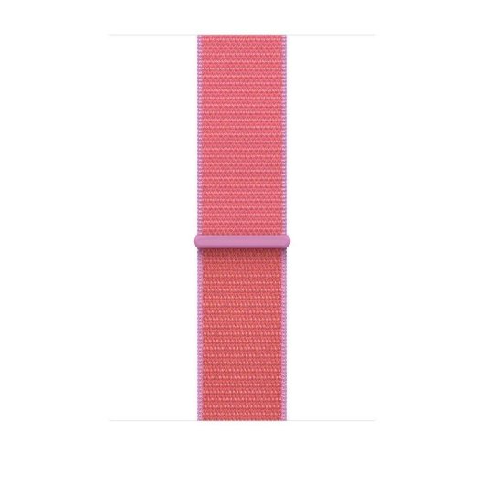 Bracelet Loop Sport Apple Guayaba Intenso 46 mm Nylon Recyclé Fermeture Velcro