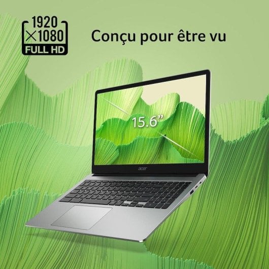 Ordinateur portable Acer Chromebook CB315-4HT-P6DY 15,6'' Intel Pentium Silver 8Go 32Go eMMC UHD Graphics Chrome OS