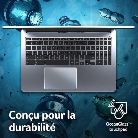 Ordinateur portable Acer Chromebook CB315-4HT-P6DY 15,6'' Intel Pentium Silver 8Go 32Go eMMC UHD Graphics Chrome OS