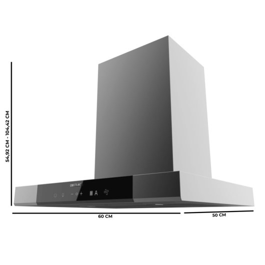 Campana extractora Cecotec Bolero Flux TT 609500 Ricircolo 90cm con controllo gestuale