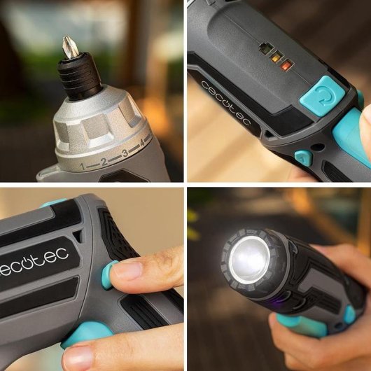 Tournevis sans fil Create PowerGyro 4000 Clear 4V 1500 mAh 2en1 49 embouts