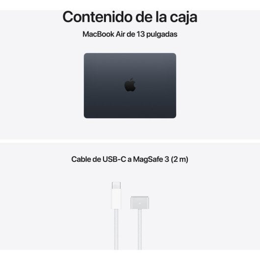 Apple MacBook Air 13" Apple M5 16GB 512GB SSD GPU 10 núcleos macOS Medianoche