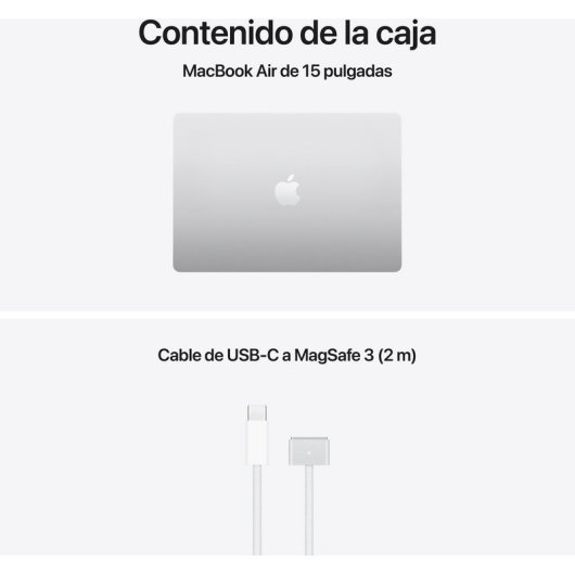 Apple MacBook Air 15,3" Apple M5 16GB 512GB SSD GPU 10 núcleos macOS Plata
