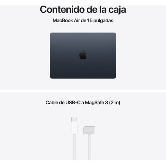 Apple MacBook Air 15,3" Apple M5 16GB 512GB SSD GPU 10 núcleos macOS Medianoche