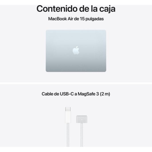 Apple MacBook Air 15,3" Apple M5 16GB 1TB SSD GPU 10 núcleos macOS Azul Cielo