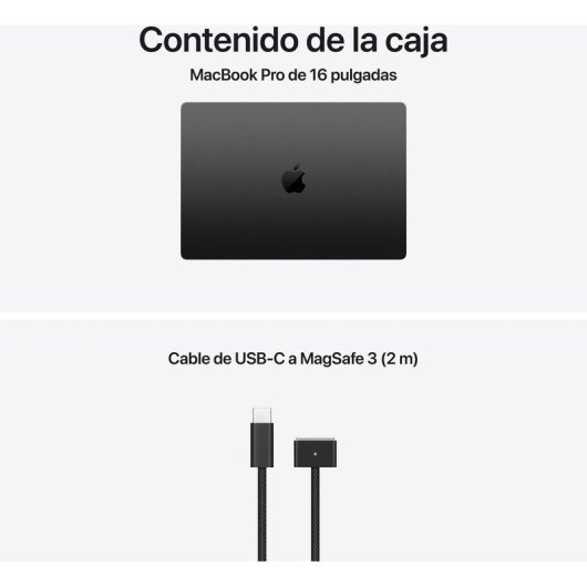 Apple MacBook Pro 16" Apple M5 Pro 18 Núcleos 24GB 1TB SSD Apple GPU 20 Núcleos macOS Negro Espacial