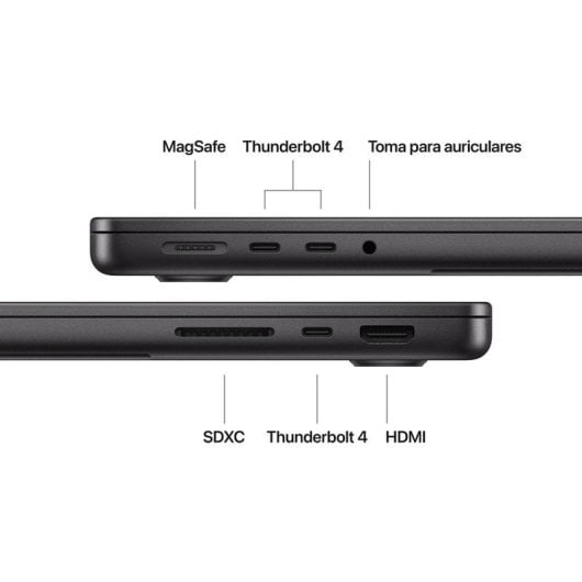 Apple MacBook Pro Apple M5 10 Núcleos/32GB/1TB SSD/GPU 10 Núcleos/14" Negro Espacial