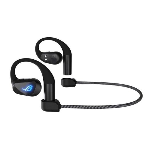 Auriculares Asus ROG Cetra Open Wireless inalámbricos Bluetooth y 2,4 GHz Gaming con Cancelación de Ruido IA Negros