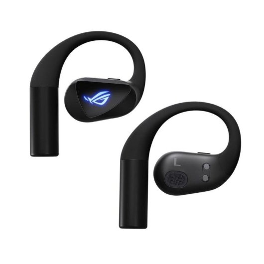 Auriculares Asus ROG Cetra Open Wireless inalámbricos Bluetooth y 2,4 GHz Gaming con Cancelación de Ruido IA Negros