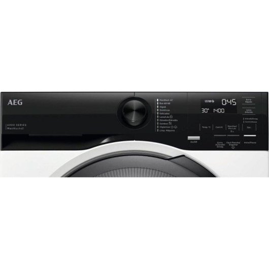 Lavadora AEG LFE6G54H4B Carga Frontal 10,5 kg 1400 rpm A Blanca Autodosificación IA