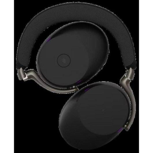 Auriculares Jabra Evolve3 85 Bluetooth sem fios com Cancelamento de Ruído, micro IA, carregamento sem fios, preto