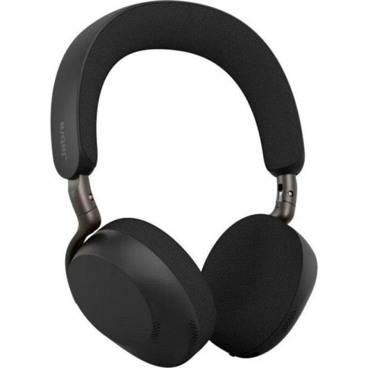 Auriculares inalámbricos Jabra Evolve3 75 Bluetooth negros con Cancelación de Ruido, Micrófono IA y diseño plegable