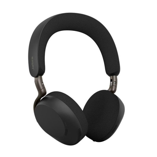 Auriculares inalámbricos Jabra Evolve3 75 Bluetooth con Cancelación de Ruido, negros, Micrófono IA y diseño cómodo