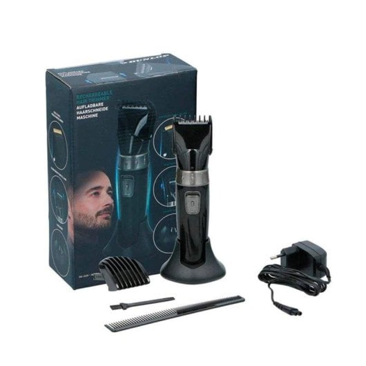Recortadora de Barba Corporal Dunlop Pro ED-06464 Inalámbrica 45min Seco 2 Peines