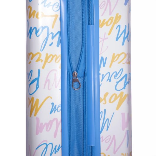 Mala de cabine Benzi BZ5849RS-50, expansível em ABS, tamanho de cabine de 55 cm, 4 rodas duplas, fechadura de combinação de 3 dígitos, cor-de-rosa.