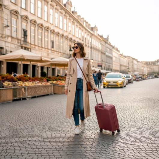 Mala de cabine expansível Benzi BZ5823GT-50, ABS, 55 cm, tamanho de cabine, 4 rodas duplas, fechadura de combinação de 3 dígitos, cor bordeaux