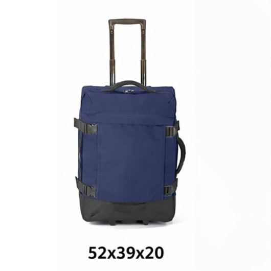 Benzi Bz5850a-50 Maleta De Cabina, Blanda, 2 Ruedas, 50 Cm Cabina, Asa Telescópica, Azul