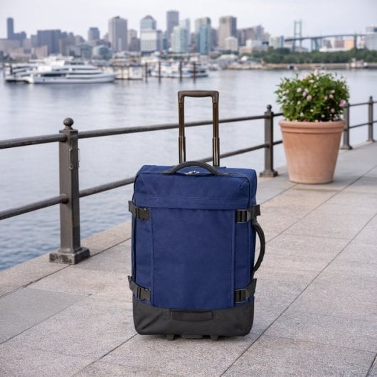 Benzi Bz5850a-50 Maleta De Cabina, Blanda, 2 Ruedas, 50 Cm Cabina, Asa Telescópica, Azul