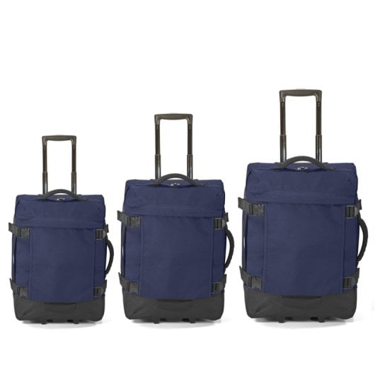 Benzi Bz5850a Juego De Maletas, 3 Piezas Blandas, 2 Ruedas, Cabina 50 Cm Mediana 60 Cm Grande 70 Cm, Asa Telescópica, Az