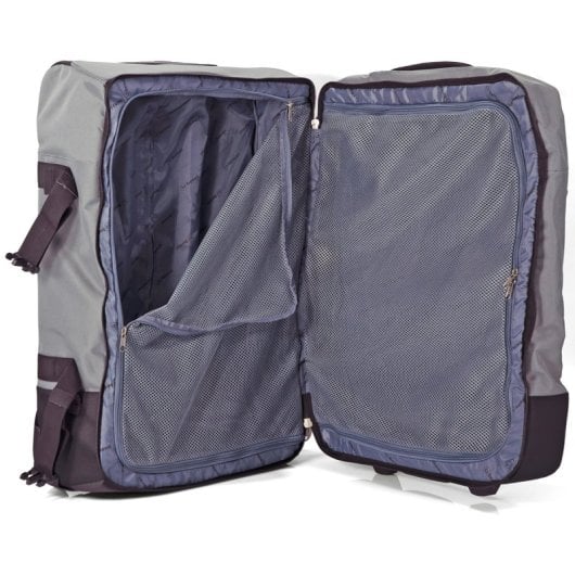 Conjunto de malas Benzi BZ5850G de 3 peças, com laterais flexíveis, 2 rodas, tamanhos: cabine 50cm, média 60cm, grande 70cm, pega telescópica, cinzento.