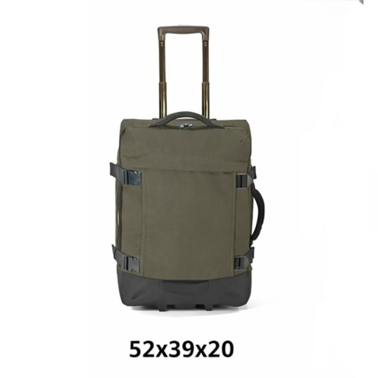 Benzi Bz5850v-50 Maleta De Cabina, Blanda, 2 Ruedas, 50 Cm Cabina, Asa Telescópica, Verde