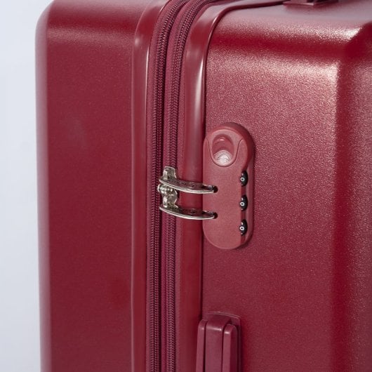 Benzi Bz5845a Juego De Maletas 3 Piezas Rígidas Extensibles Abs, Cabina 50 Cm Mediana 60 Cm Grande 70 Cm, 4 Ruedas Doble