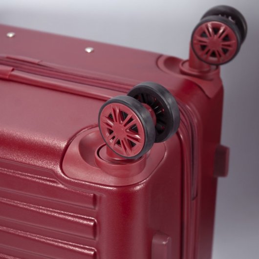 Mala de cabine Benzi BZ5845oro-50, expansível, em ABS, tamanho de cabine de 55 cm, 4 rodas duplas, fechadura de combinação de 3 dígitos, dourada.