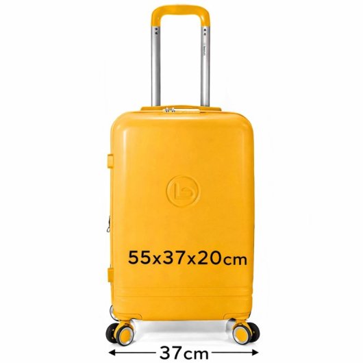 Benzi Bz5827am-50 Maleta De Cabina Extensible Abs, 55 Cm Cabina, 4 Ruedas Dobles, Cerradura De Combinación 3 Dígitos, Am