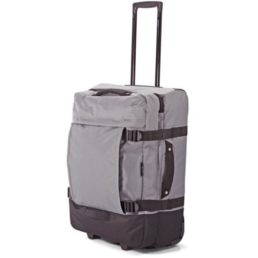 Mala de cabine Benzi Bz5850g-50, flexível, com 2 rodas, tamanho de cabine de 50 cm, pega telescópica, cinzenta.