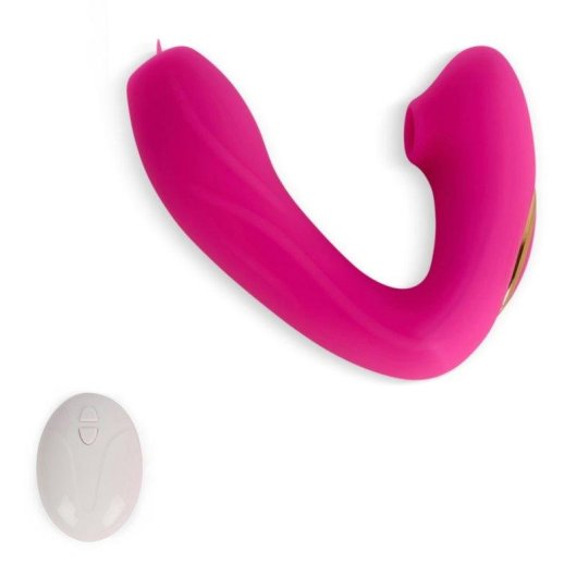 Vibrator Hugbox Rosa Fernbedienung Heizfunktion 20 Programme Wasserdicht