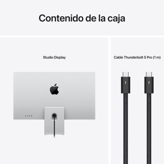 Apple Studio Display 27" 5K Ultra HD 60Hz LED True Tone Soporte con inclinación ajustable Vidrio Nanotexturizado