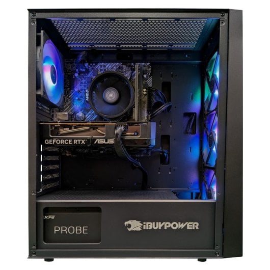 PC Sobremesa IBUYPOWER Fighter Warpath Lite AMD Ryzen 5 5500 16GB 1TB SSD RTX 5060 Windows 11