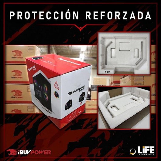 PC Sobremesa IBUYPOWER Master Valar Plus Intel Core i7-14700F 32GB 1TB SSD RTX 5060 Windows 11 Pro Wi-Fi