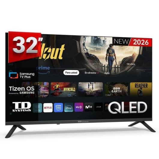 TV TD Systems QLED M32QC22TIZEN 32" HD 60Hz Smart TV Tizen HDR Dolby Digital Plus