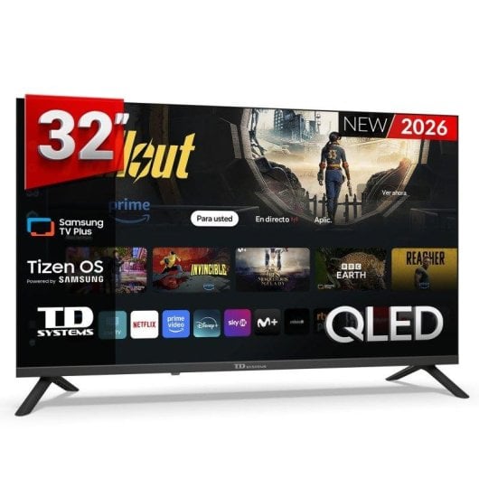 TV TD Systems QLED M32QC22TIZEN 32" HD 60Hz Smart TV Tizen HDR Dolby Digital Plus