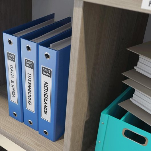 Cinta etichette Brother DK-22210 29 mm x 30,48 m termica bianca